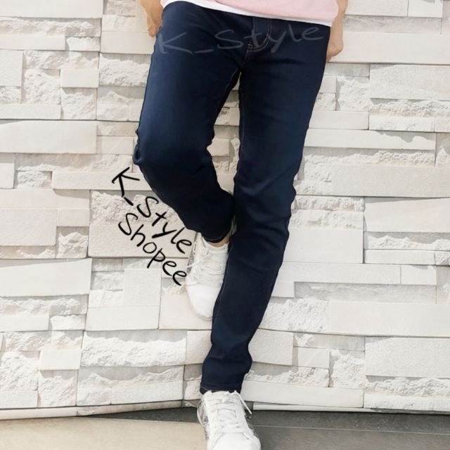 (Size 26-38)Men's Stretch Skinny Jeans Youth Seluar Korean ...