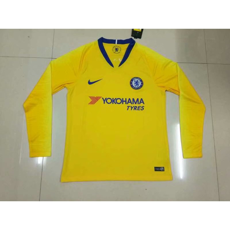 chelsea long sleeve away jersey