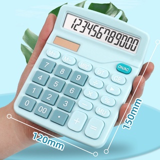【SG】Desktop Calculator Standard Function Calculator with 12-Digit Large LCD Display Solar Battery Dual Power for Home #2