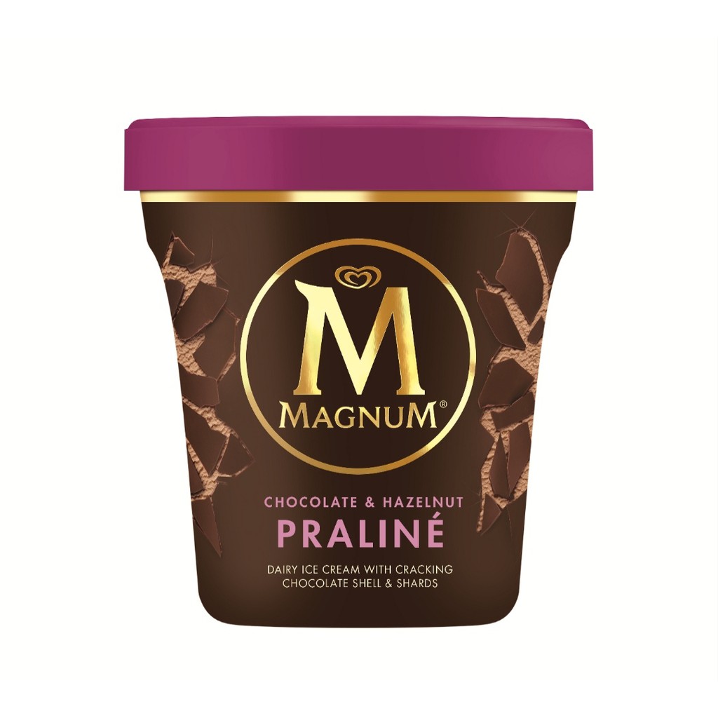 Magnum Hazelnut Praline Pint 440ml Shopee Singapore