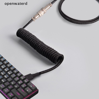 [openwaterd] Type-C USB Keyboard TypeC USB Cable Mechanical Keyboard Coiled Aviator Wire 1.5m SG