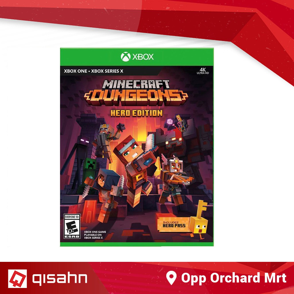 Xbox One Minecraft Dungeons Hero Edition Shopee Singapore