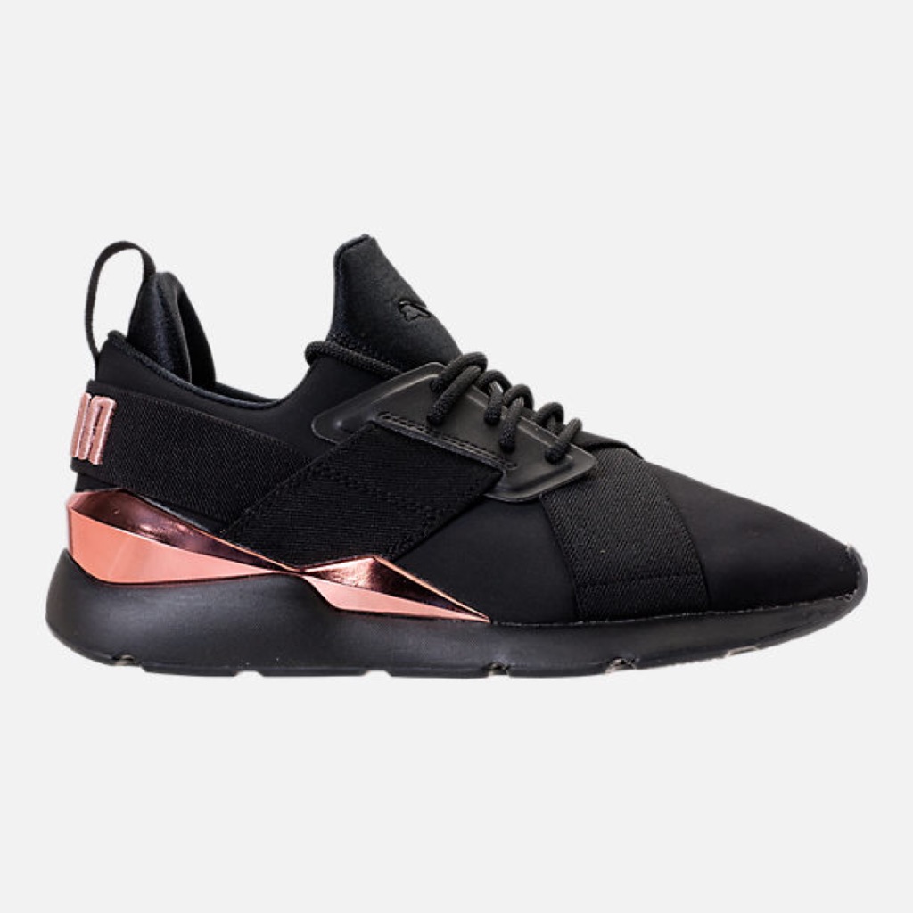 PUMA Metallic Muse (Black \u0026 Rose Gold 