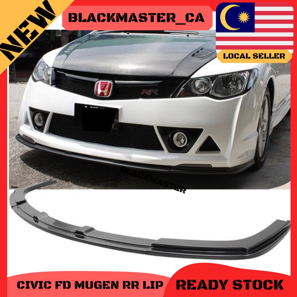 Honda Civic Fd 06 11 Mugen Rr Pp Front Lip Shopee Singapore