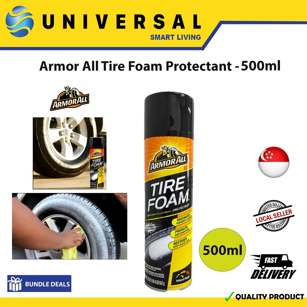 [SG SHOP SELLER] Armor All Tire Foam Protectant - 500ml | Shopee Singapore