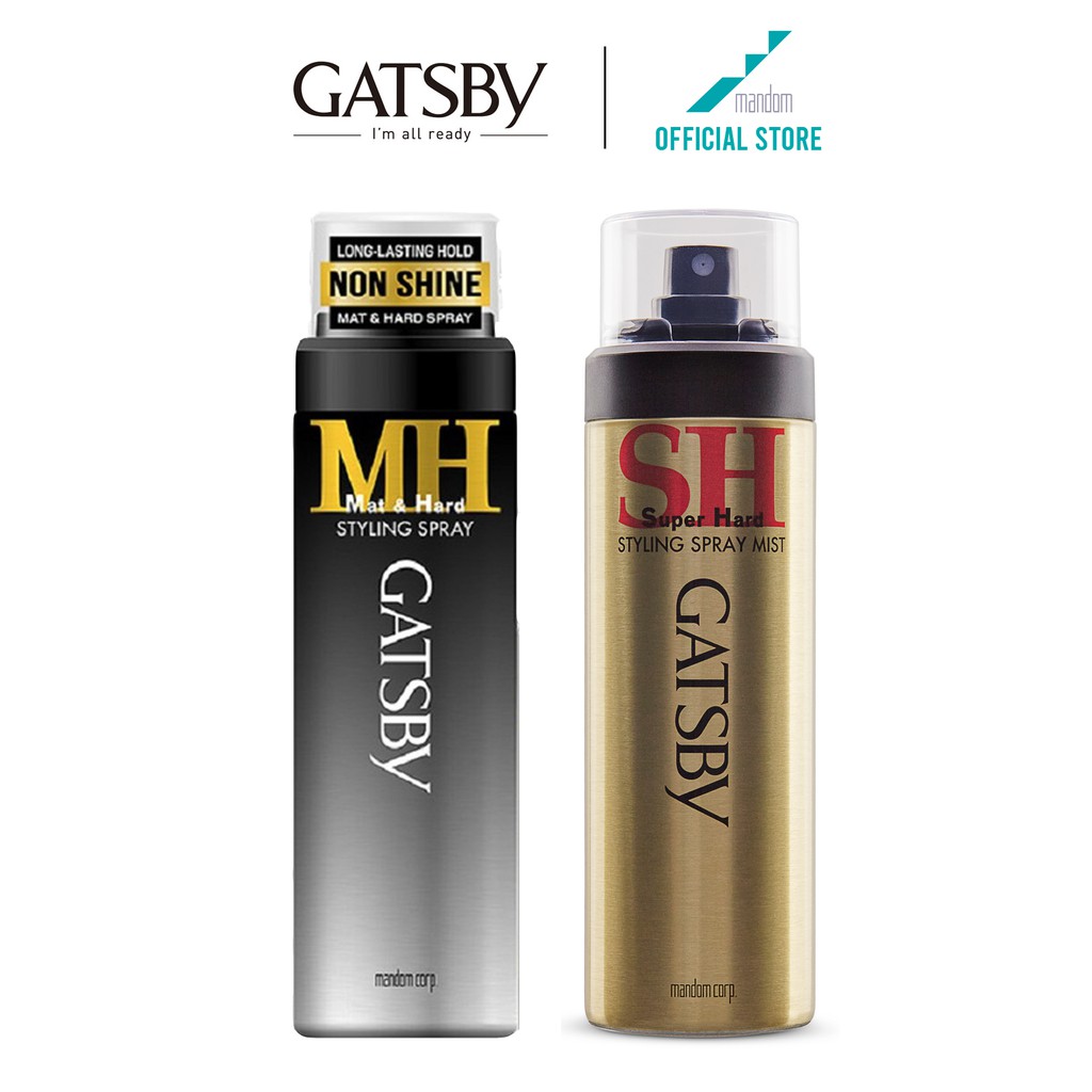 GATSBY Styling Hair Spray Mat & Hard/Styling Hair Spray ...