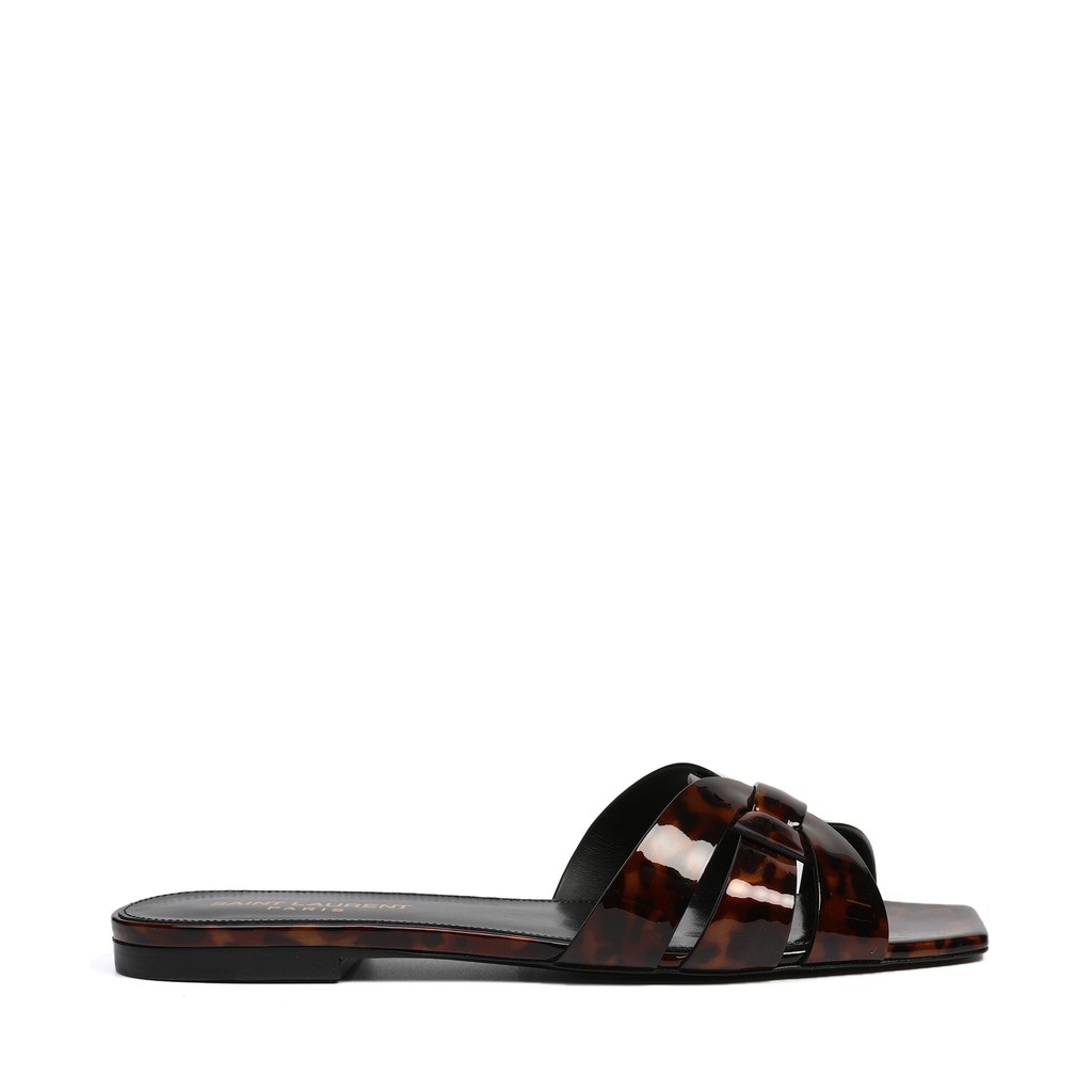 saint laurent tribute sandal flat