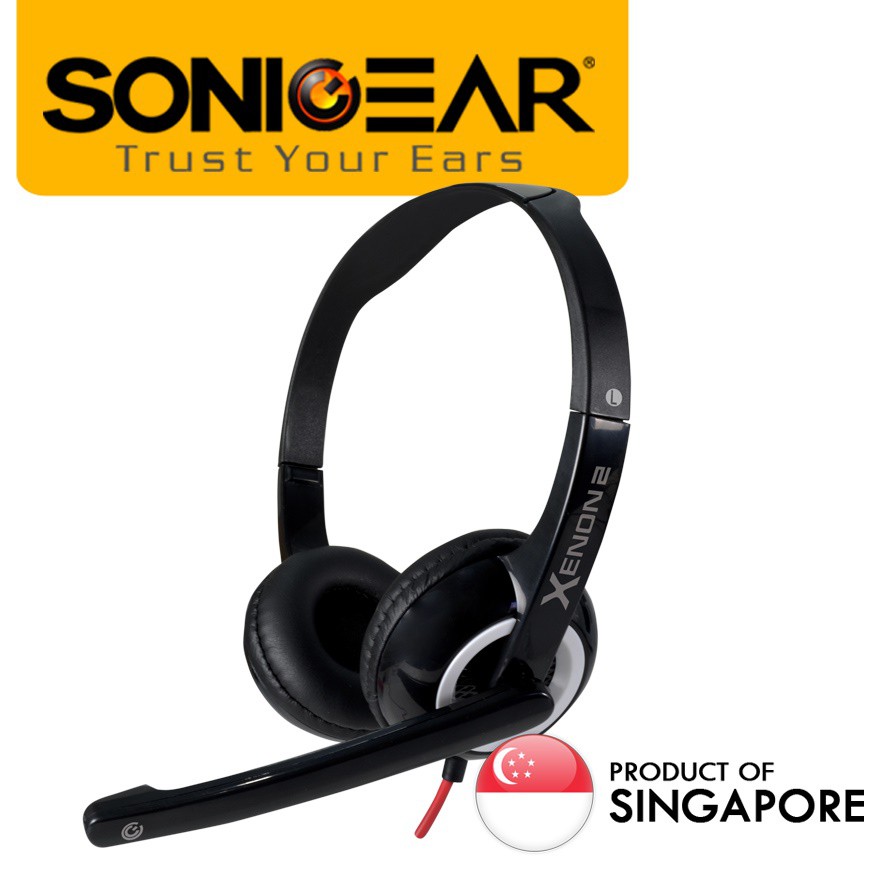 sonicgear xenon 2 headset with mic
