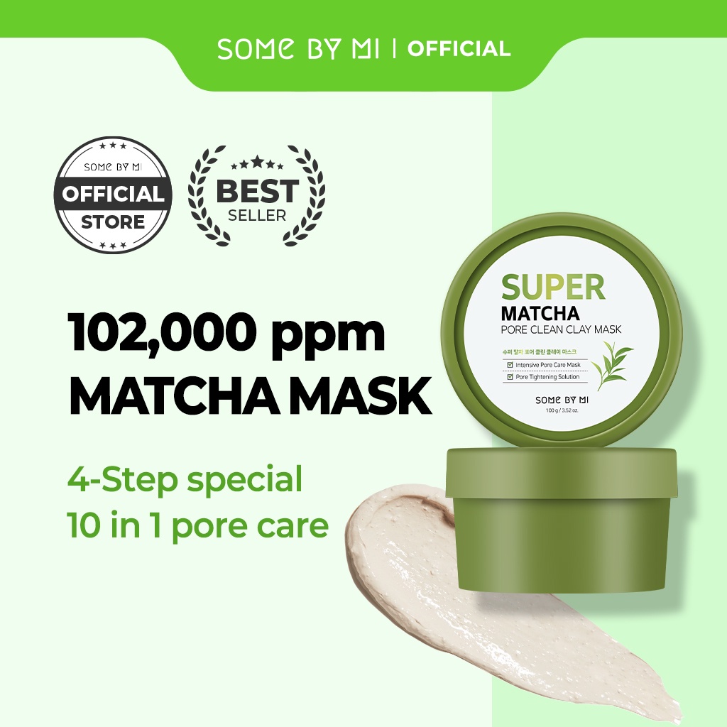 SOMEBYMI Super Matcha Pore Clean Clay Mask, 100g Shopee Singapore