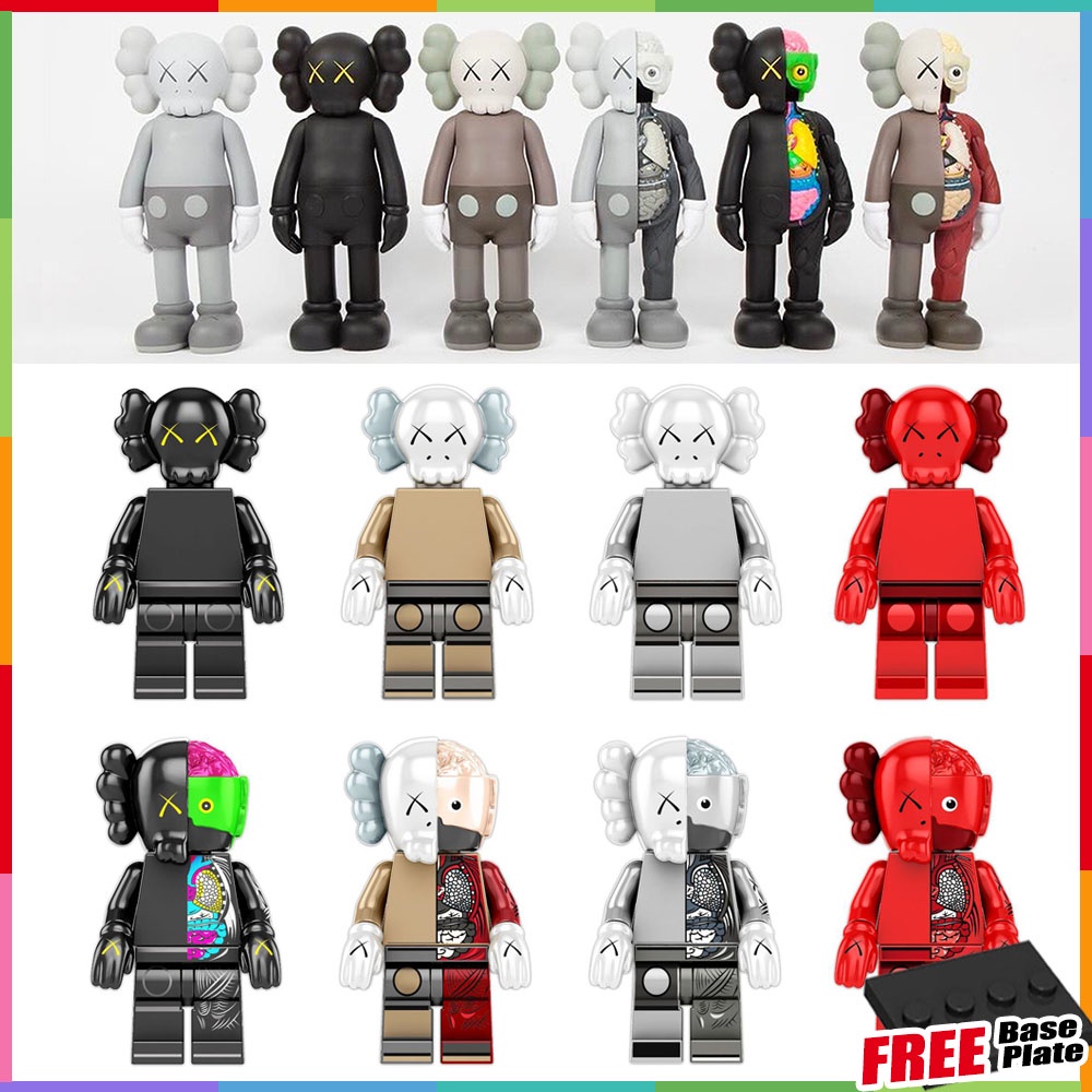 KAWS Lego Minifigures Kaws Dolls Fashion Figures Designer Toys Cartoon