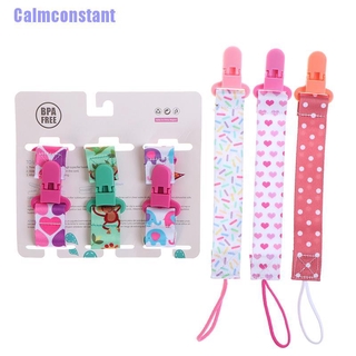 Ca> 3Pcs/Set Baby Pacifier Clips Pacifier Chain Dummy Clip Nipple Holder For Nipples