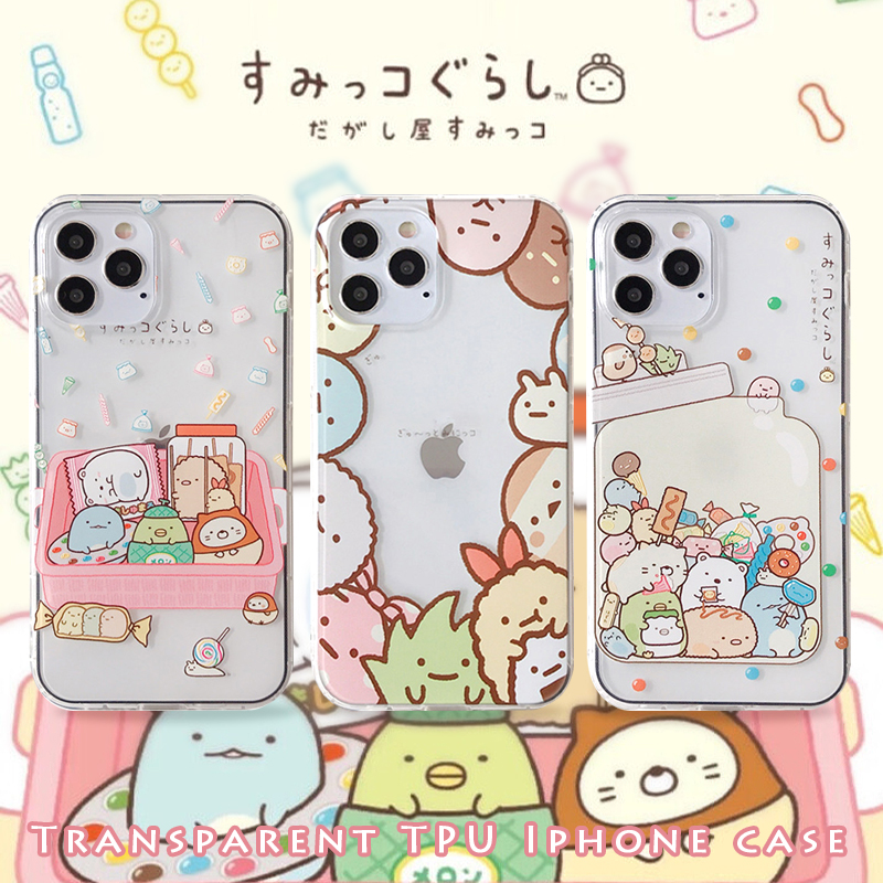 Sumikkogurashi Cute Cartoon Iphone 13 12 Pro Max Case Anti Falling Iphone X 6s 6plus 7plus 8plus Case Tpu Silicon Protective Cover Shopee Singapore