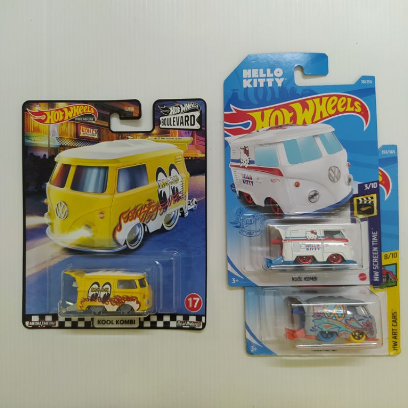 Hot Wheels Kool Kombi Premium Boulevard Mooneyes Hello Kitty Hw Screen Time Hw Art Cars Shopee Singapore