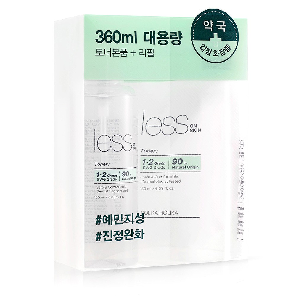 less on skin toner