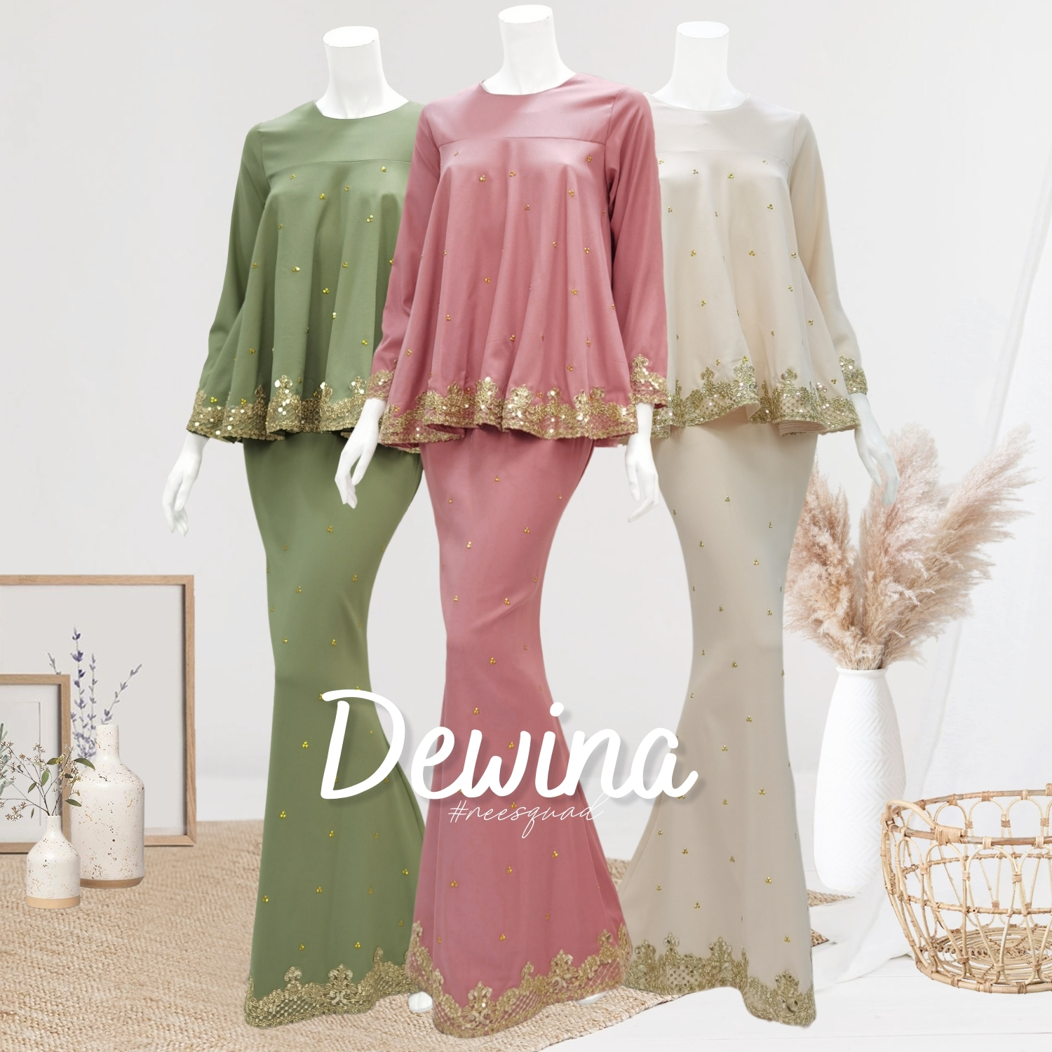 Baju Raya 2021 Dewina Baju Kurung Moden Babydoll Dolly Saree Lace Baju Kurung Mengandung Maternity Size S M L Shopee Singapore