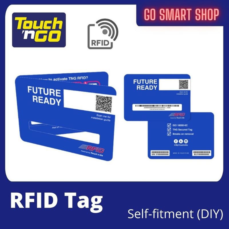 Ready Stock Rfid Touch N Go Self Fitment Diy Rfid Tag Shopee Singapore