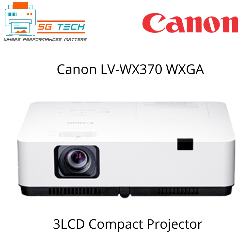Canon プロジェクター LH-WX370UST 超単焦点LEDモデル(3700lm WXGA HDMI対応) - 1