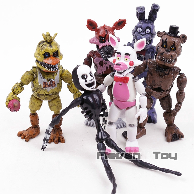 five nights at freddy's nightmare figures