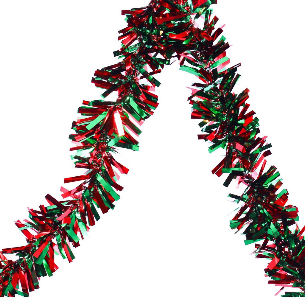 Partyforte Christmas 1.8M Tinsel Garland Chain - Red And Green [LOCAL ...