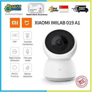 🔥SG SELLER🔥 Imilab A1 360° CCTV Camera Home Security Silent Motion Baby Monitor Night Vision Global Version 2 Way Audio