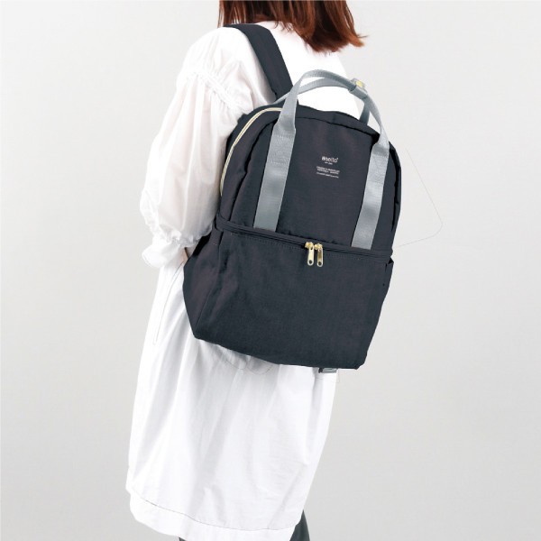 Anello 2 Layered Backpack Chubby Shopee Singapore
