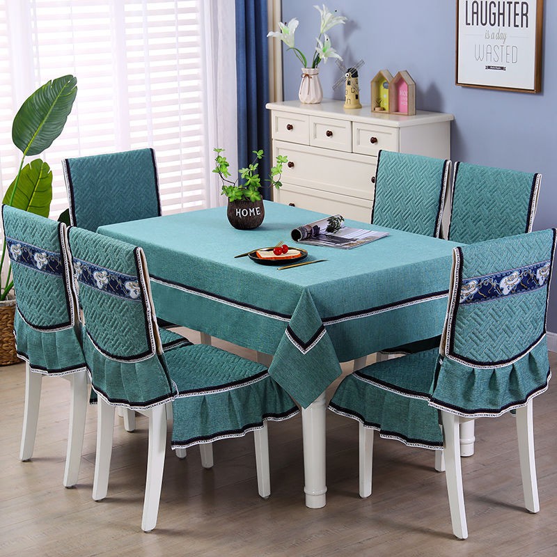 Dining Chair Cushion Cover Tablecloth, Single Dining Room Chair Cover