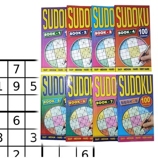 Sudoku Book 1 to 8 (100 Puzzles)