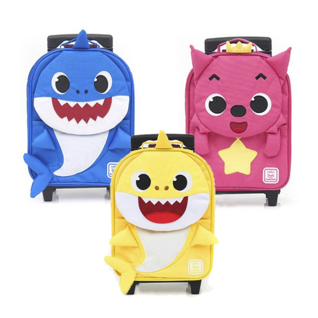 Pinkfong Baby Shark Kids Softside Carry-On Spinner Luggage - 13-Inch ...