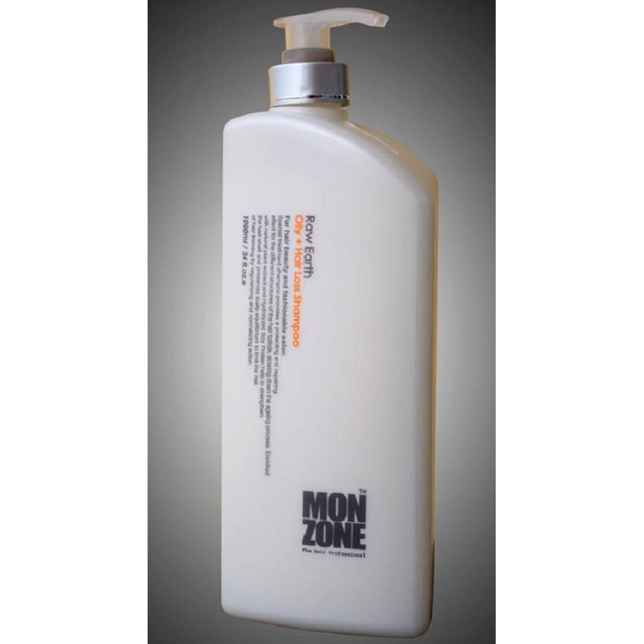 Monzone Raw Earth Oily + Hair Loss Shampoo 1000ml | Shopee Singapore