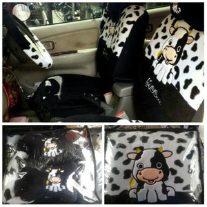 cow car seat covers set