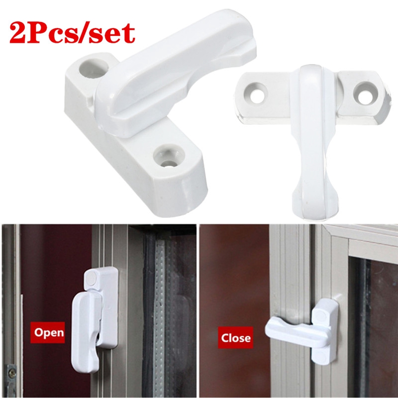 New 2pcs Lot Plastic Upvc Windows Door Sash Jammers Extra Security