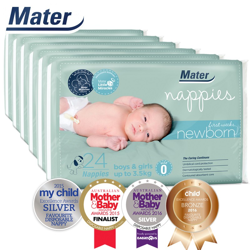 mater newborn nappies