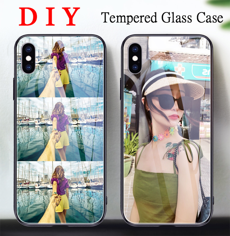 DIY Custom customise Customized Tempered Glass Phone case Shopee