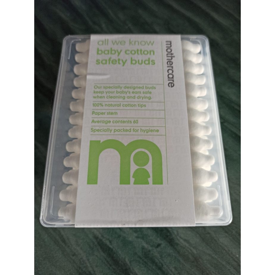 Mothercare All We Know Cotton Safety Buds 60pcs Shopee Singapore