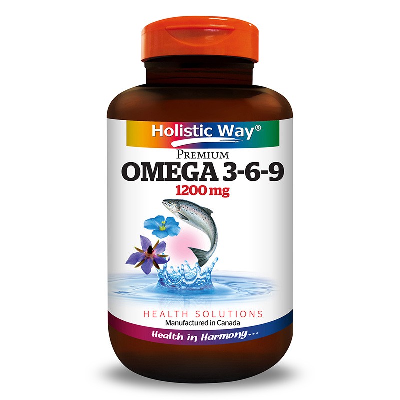 Holistic Way Premium Fish Oil Omega 3-6-9 1200mg (100 Softgels