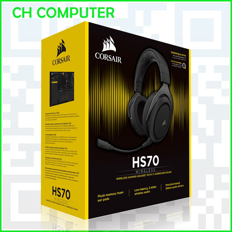corsair hs70 wireless gaming