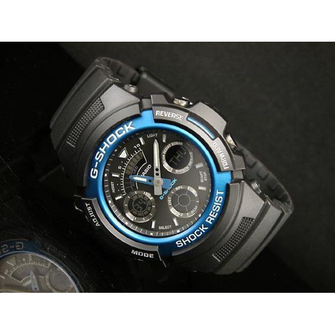 Casio G Shock Aw 591 2a Men Alarm Black Strap Water Resistant Watch Aw 591 2adr Shopee Singapore