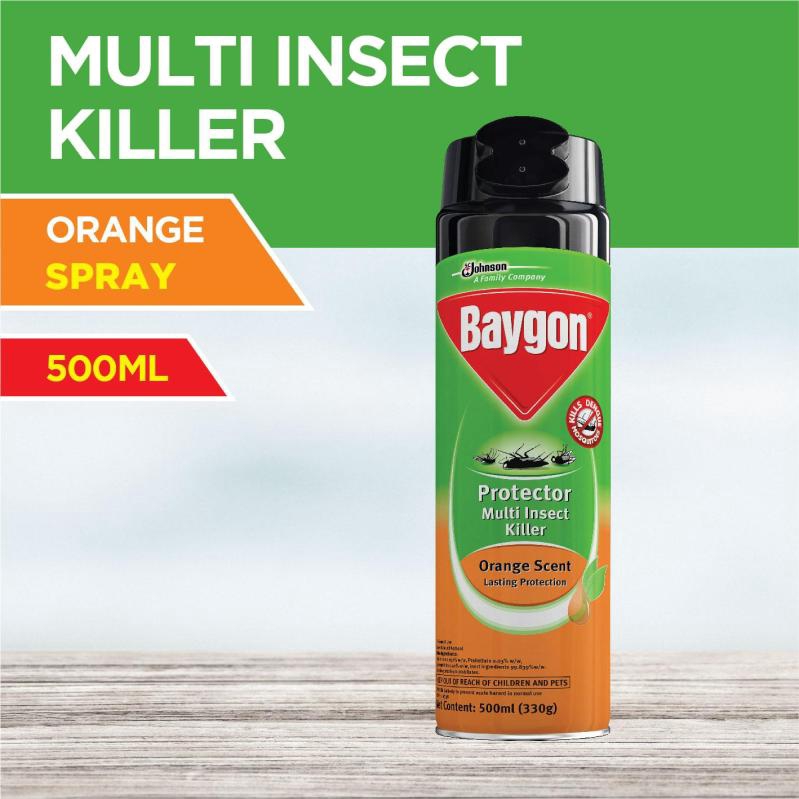 BAYGON Protector Insect Killer Aerosol Spray Assorted (500ml)