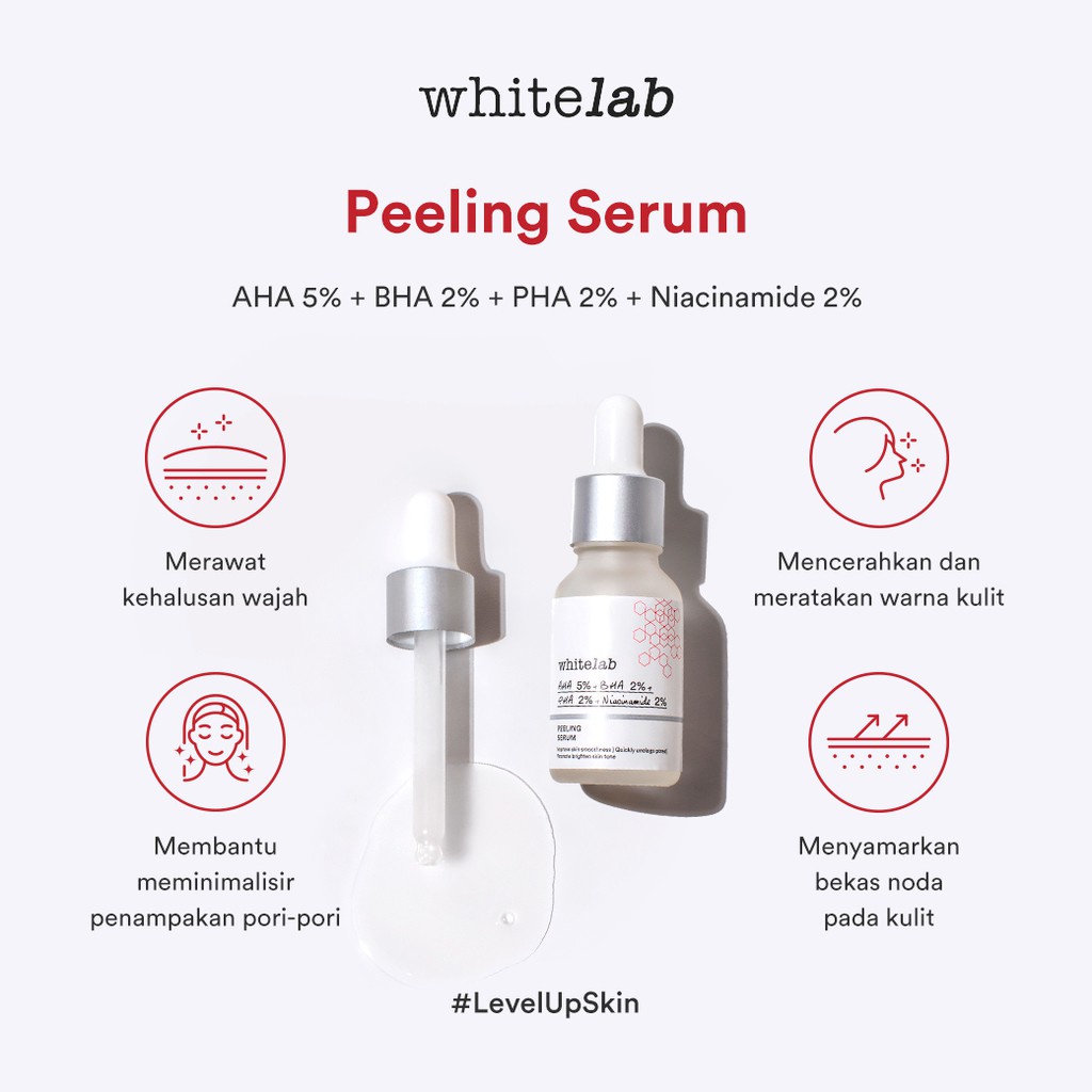 Whitelab Peeling Serum AHA BHA PHA 15ml (Exp. 08/12/2023) | Shopee ...