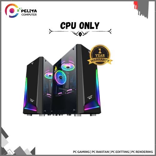Pc gaming intel core I5 4590 ddr3 16GB ssd 128gb vga gtx  1050ti 4GB rakitan termurah computer kompu