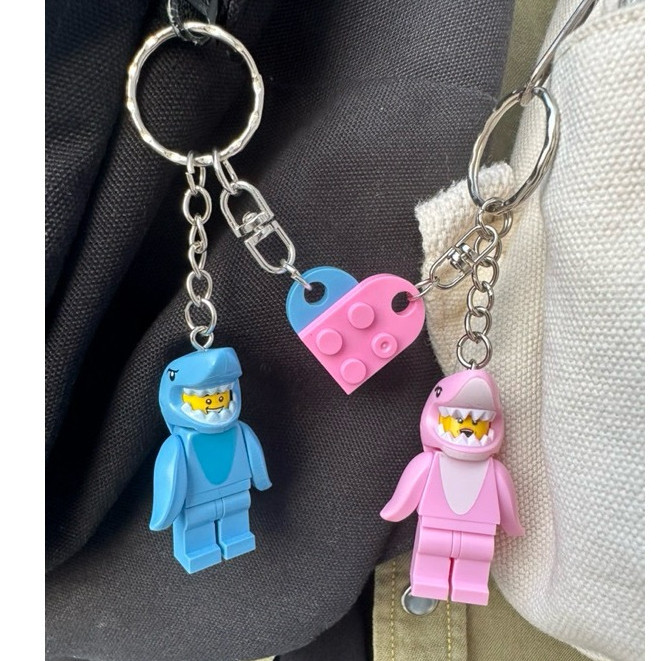 Chrome Hearts Lego Heart Necklace For Couples Matching Brick Heart