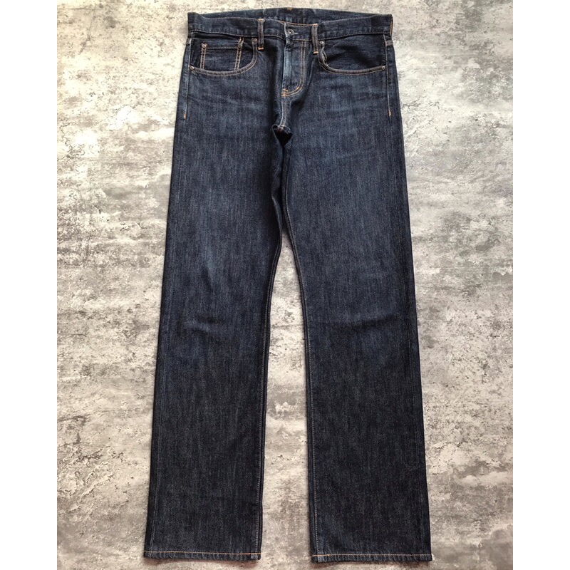 Gu denim jeans second non selvedge | Shopee Singapore