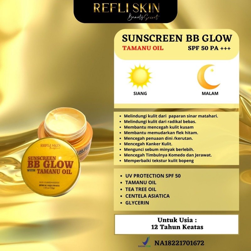 Lglow L GLOW REFLISKIN REFLI SKIN LUXURY BB GLOW tamanu SPF 50/PA ...