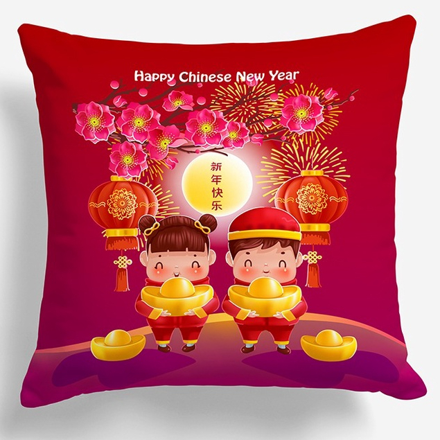 Sofa Pillow - Chinese New Year/Chinese New Year/CNY Motif Size 40x40 cm