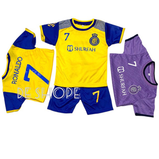 /Latest Ronaldo Shirt SET/AL NASSR Soccer Shirt SET Boys FUTSAL Soccer Shirt