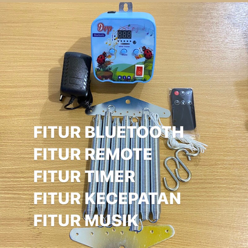 GARANSI Mesin ayunan listrik bluetooth remote elektrik bayi otomatis per 7 dan drp 5 per