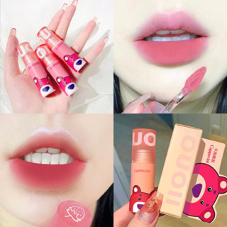 Cappuvini Lipstick Lotso Bear Velvet Lip Cream Lipstick Clay | Shopee ...