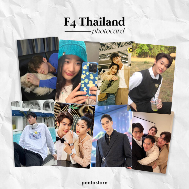 f4 thailand カードサイン brightwin nani dew tu - アイドル