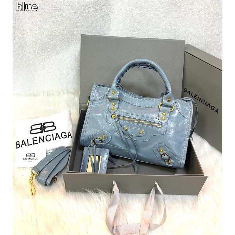 Tas BaLen Edge Glossy GHW Top Handle bag// Tas Branded Import Look ...