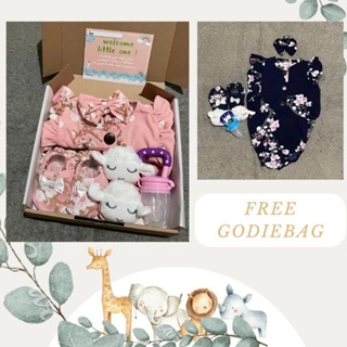 (FREE Godiebag) Hampers Baby Girl Jumper Set | Baby Gift Set | Baby Girl Gift | Gift set | Baby Gift